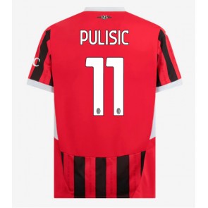 AC Milan Christian Pulisic #11 Hjemmebanetrøje 2024-25 Kort ærmer